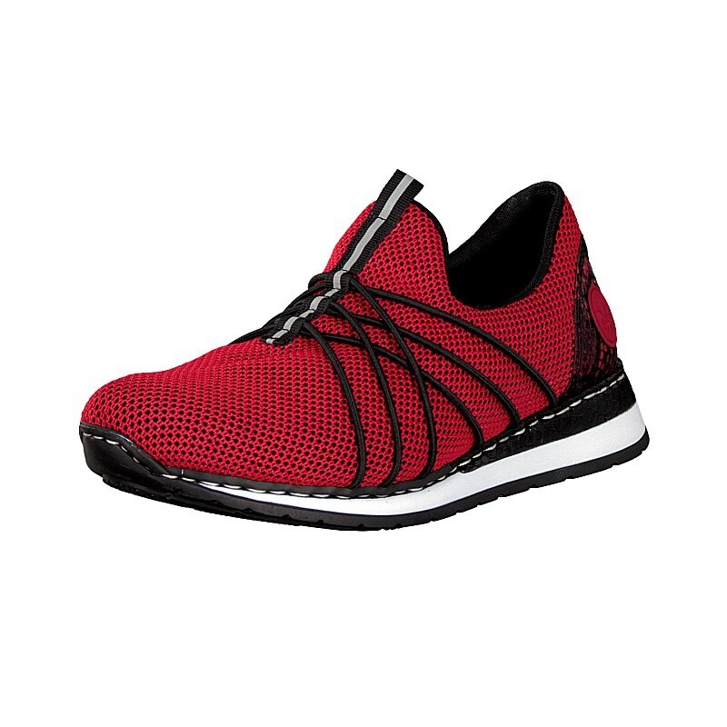 Damske Slip On Rieker N3078-35, Červené